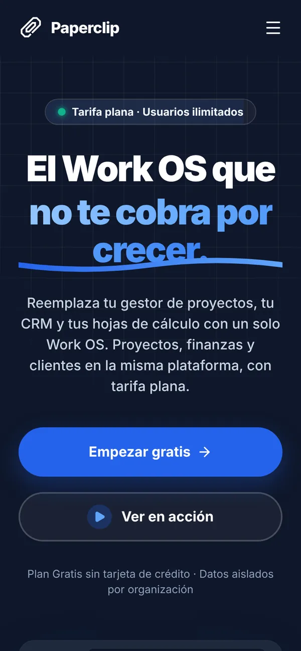 Paperclip en un celular