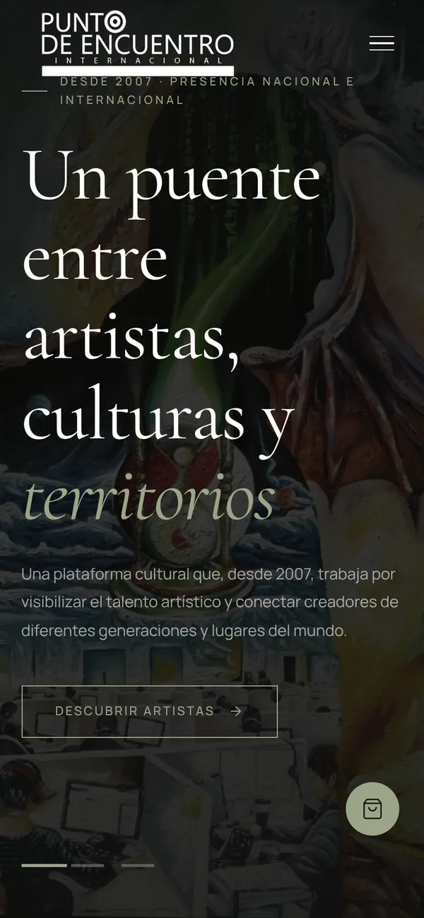 Punto de Encuentro en un celular