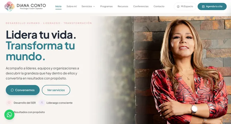 Sitio de Diana Conto: psicóloga, coach y speaker